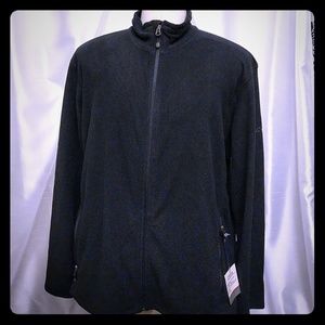 Eddie Bauer full zip up Microfleece jacket men 2XL